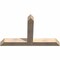 Ekena Millwork Portland Smooth Timber Gable Bracket, Douglas Fir, 60"W x 38"H x 5 1/2"D x 5 1/2"F, 15/12 Pitch GBW060X38X0606POR00SDF - alternate 5